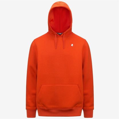 BERNIE SPACER - Fleece - Pull Over - MAN - ORANGE PUMPKIN