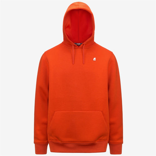 BERNIE SPACER - Fleece - Pull Over - MAN - ORANGE PUMPKIN