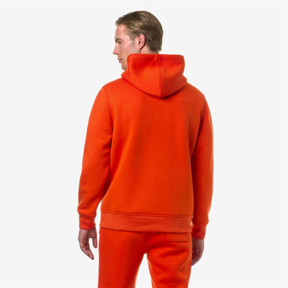 BERNIE SPACER - Fleece - Pull Over - MAN - ORANGE PUMPKIN