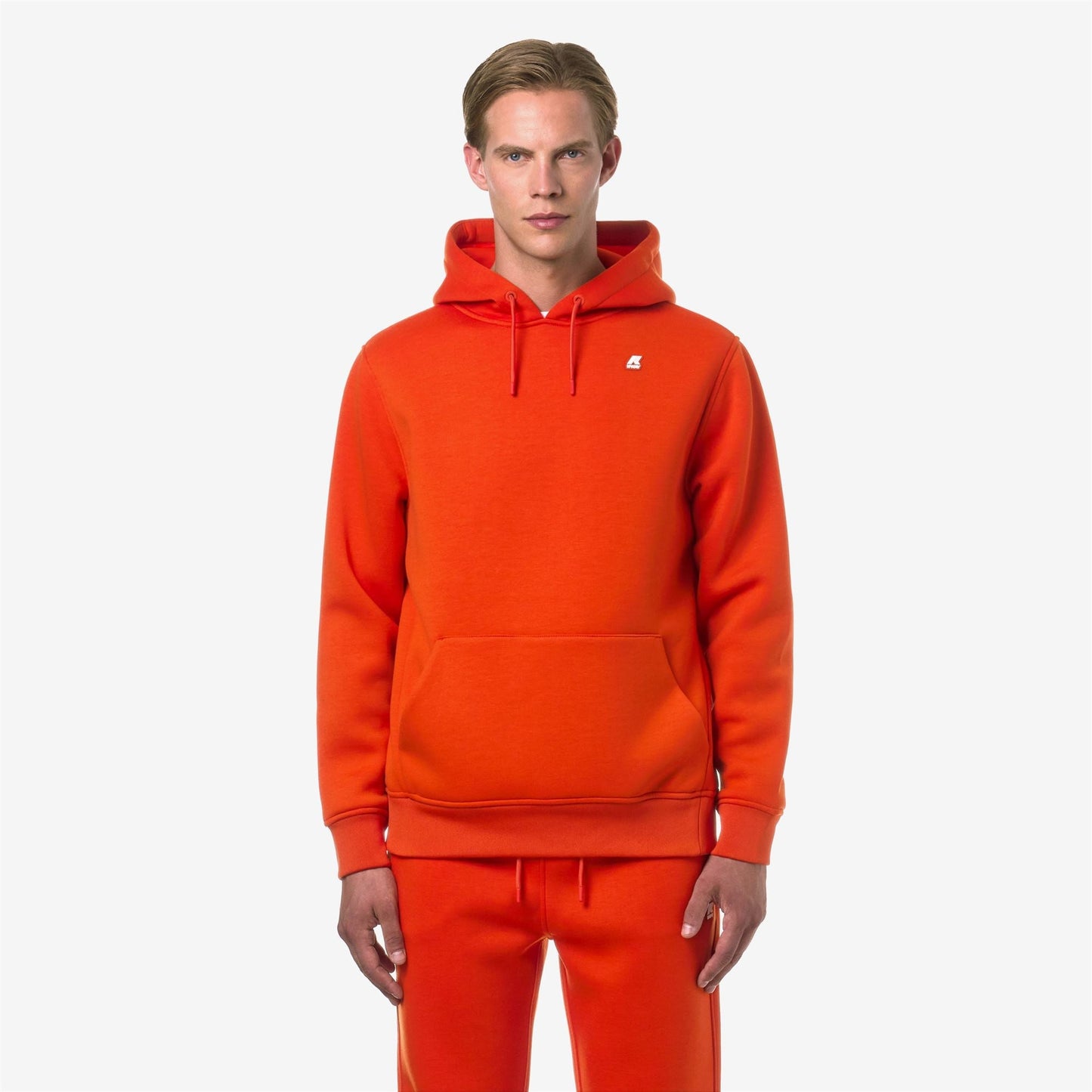 BERNIE SPACER - Fleece - Pull Over - MAN - ORANGE PUMPKIN