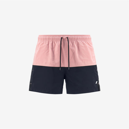 LESLIE - Bathing Suits - Swimming Trunk - MAN - PINK P-BLUE D