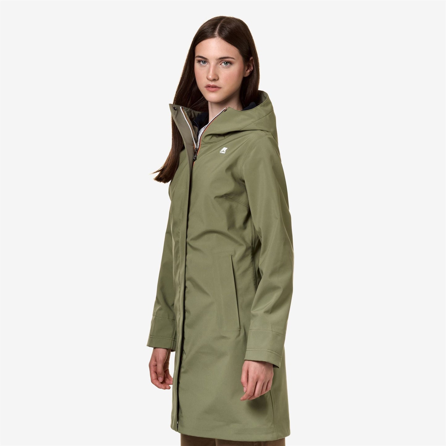 STEPHY BONDED - Jackets - 3/4 LENGTH - WOMAN - GREEN S-BLUE D