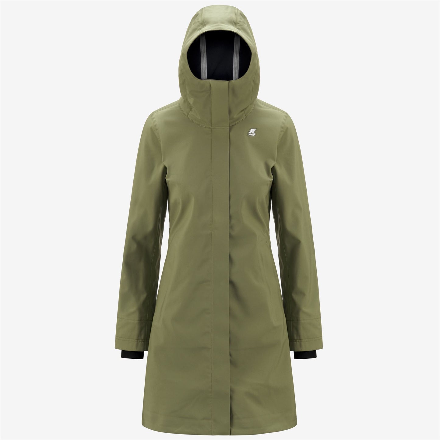 STEPHY BONDED - Jackets - 3/4 LENGTH - WOMAN - GREEN S-BLUE D