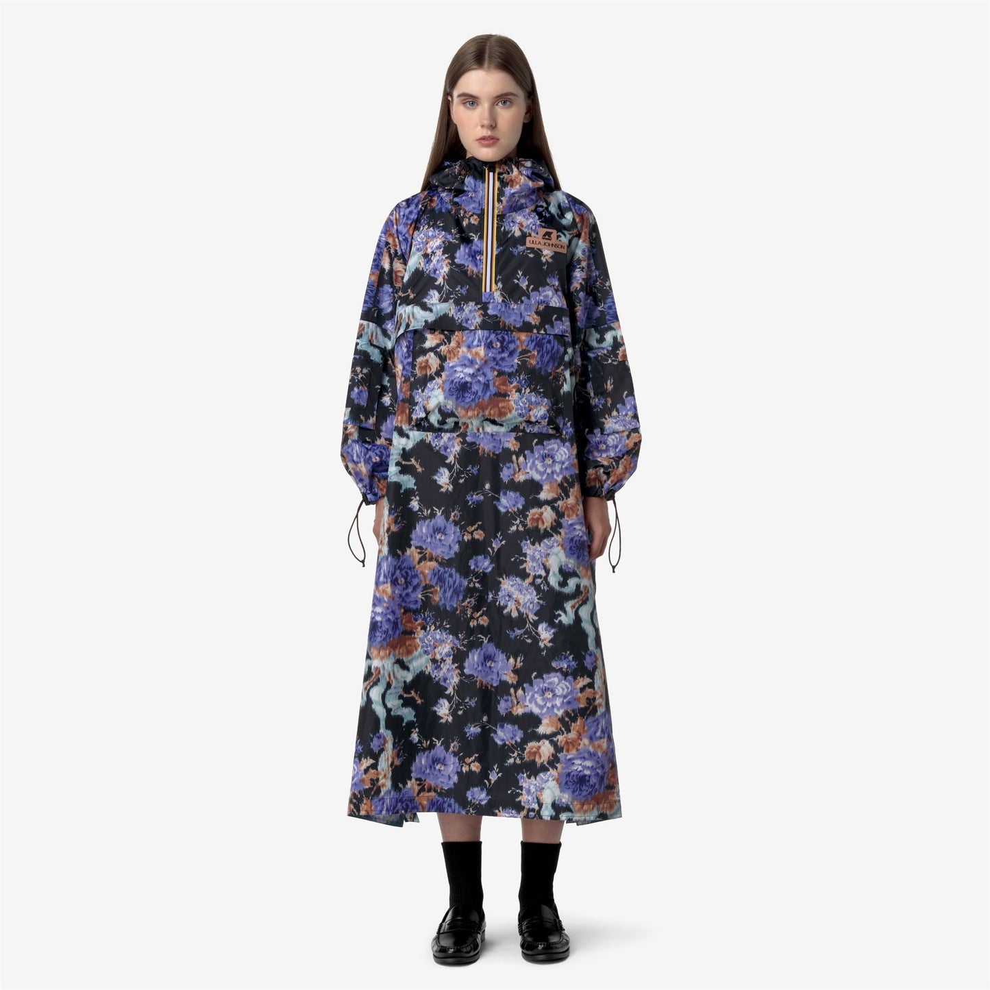 THEREL GRAPHIC UJ - Jackets - PONCHO - UNISEX - COBALT