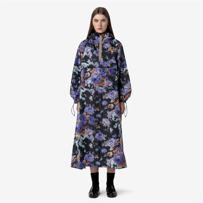 THEREL GRAPHIC UJ - Jackets - PONCHO - UNISEX - COBALT