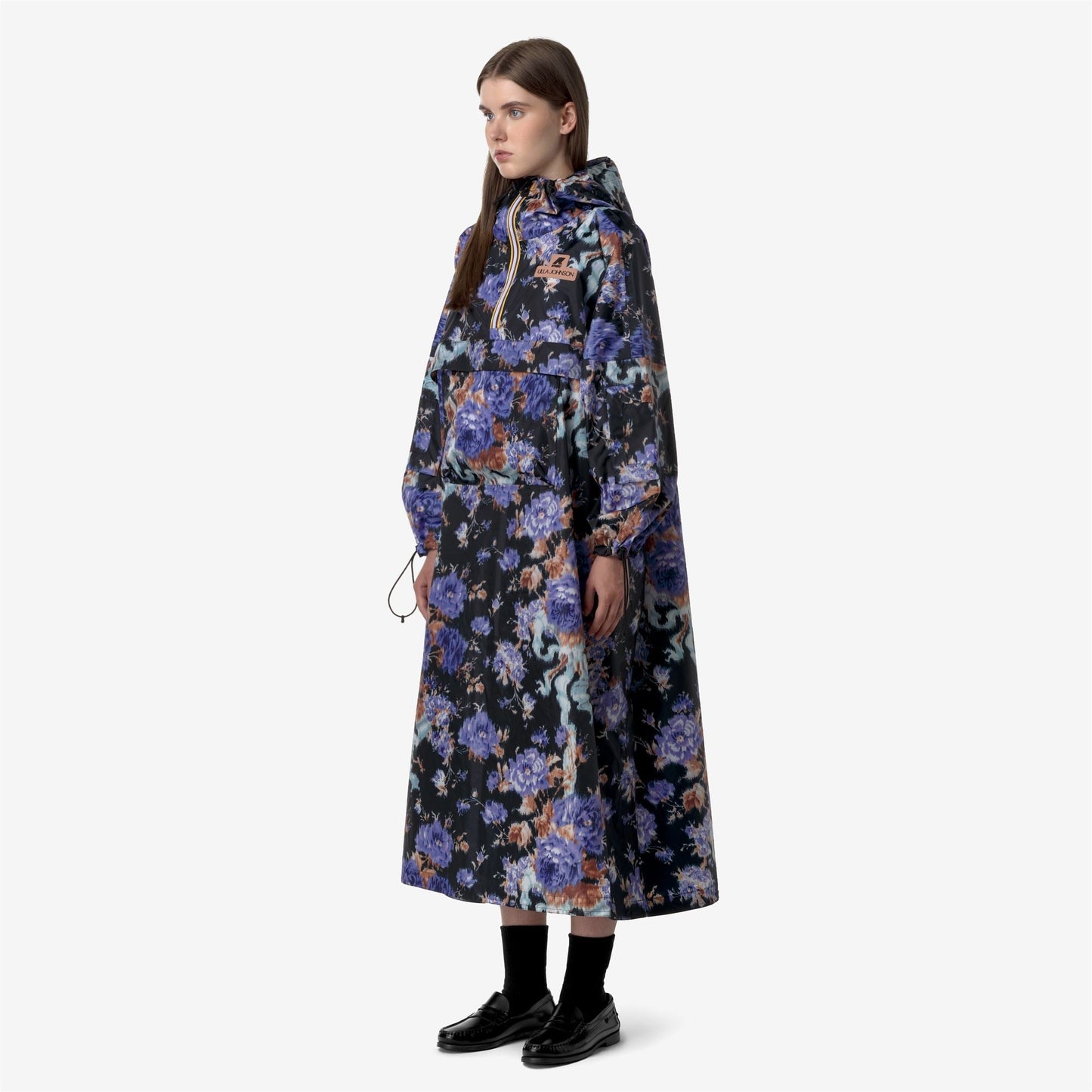 THEREL GRAPHIC UJ - Jackets - PONCHO - UNISEX - COBALT