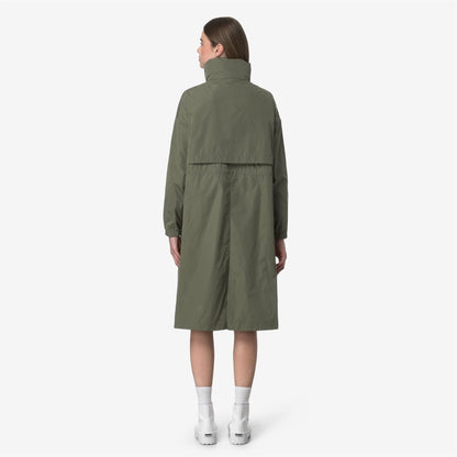AUBE MEMORY TOUCH - Jackets - Long - WOMAN - GREEN LICHEN