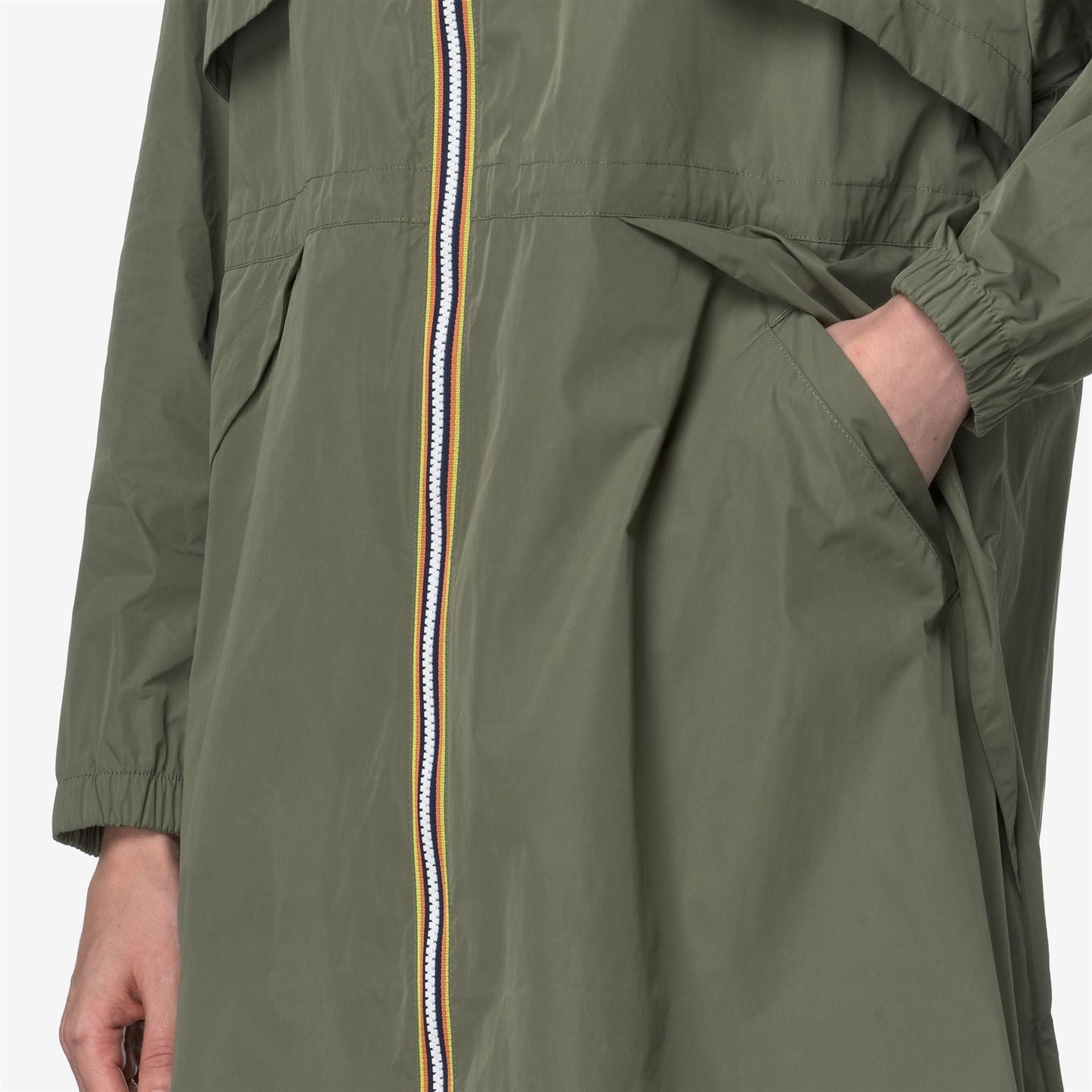 AUBE MEMORY TOUCH - Jackets - Long - WOMAN - GREEN LICHEN