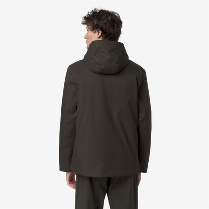 JACKO TWILL MARMOTTA - Jackets - Short - MAN - Black Olive-Blue Airforce