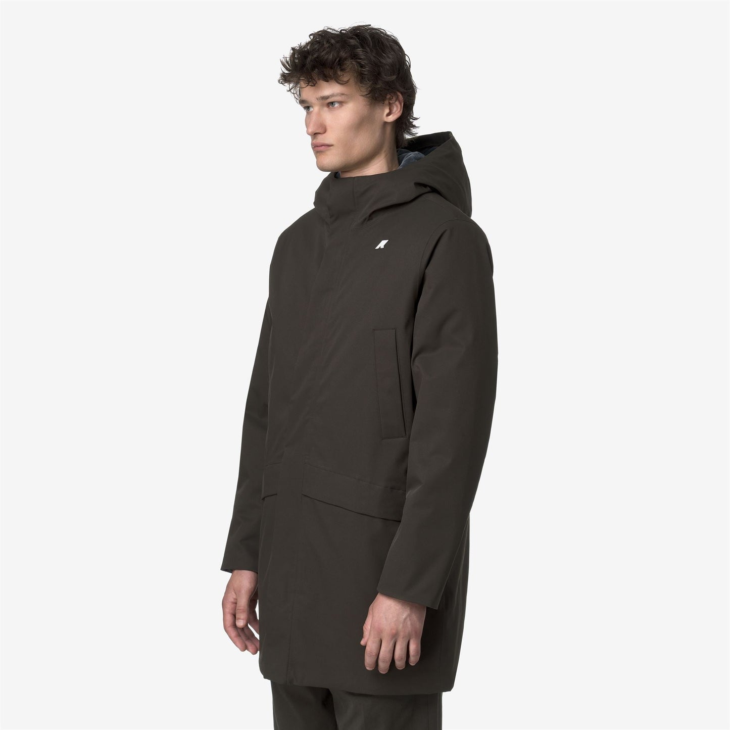 JARNO TWILL MARMOTTA - Jackets - Short - MAN - Black Olive-Blue Airforce