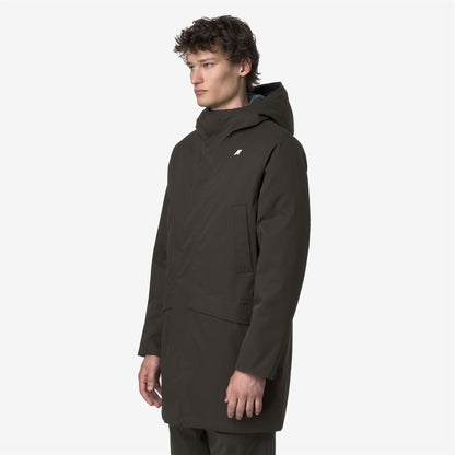 JARNO TWILL MARMOTTA - Jackets - Short - MAN - Black Olive-Blue Airforce