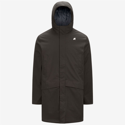 JARNO TWILL MARMOTTA - Jackets - Short - MAN - Black Olive-Blue Airforce