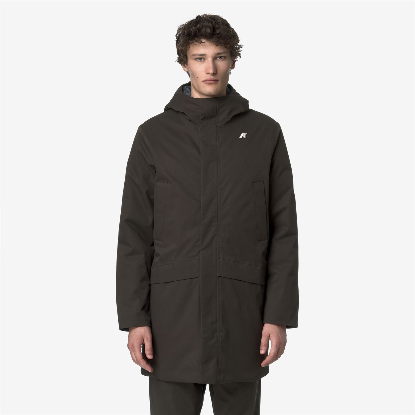 JARNO TWILL MARMOTTA - Jackets - Short - MAN - Black Olive-Blue Airforce