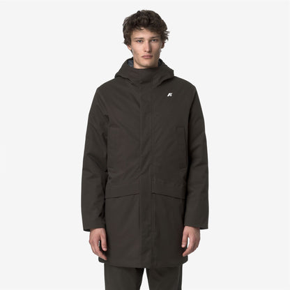 JARNO TWILL MARMOTTA - Jackets - Short - MAN - Black Olive-Blue Airforce