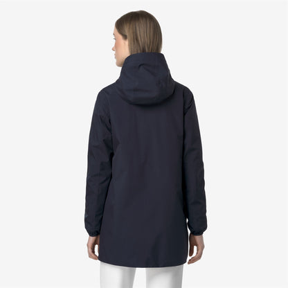 SOPHIE STRETCH POLY JERSEY - Jackets - Mid - WOMAN - BLUE DEPTH