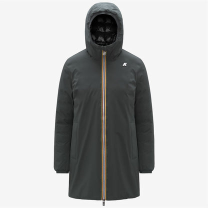 SOPHIE ST THERMO REVERSIBLE - Jackets - Mid - WOMAN - GREEN BLACKISH-Black Pure