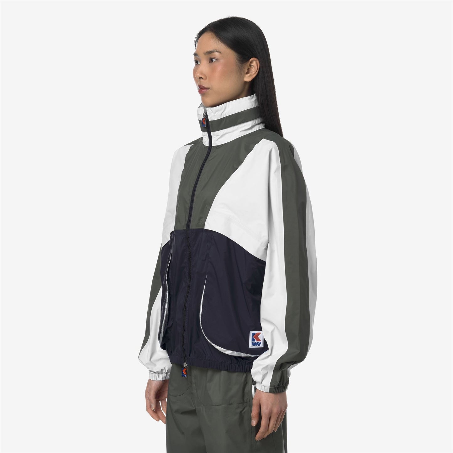 7002 FULL ZIP - Jackets - Short - UNISEX - BLUE WHITE GREEN