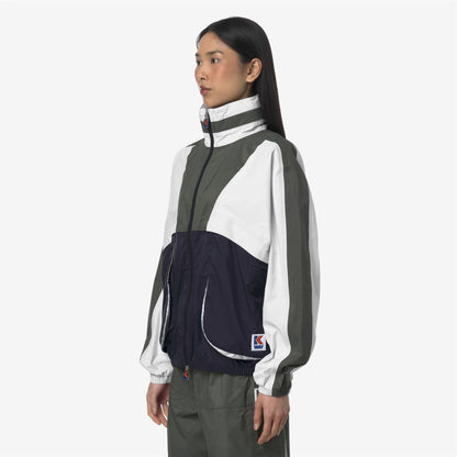 7002 FULL ZIP - Jackets - Short - UNISEX - BLUE WHITE GREEN