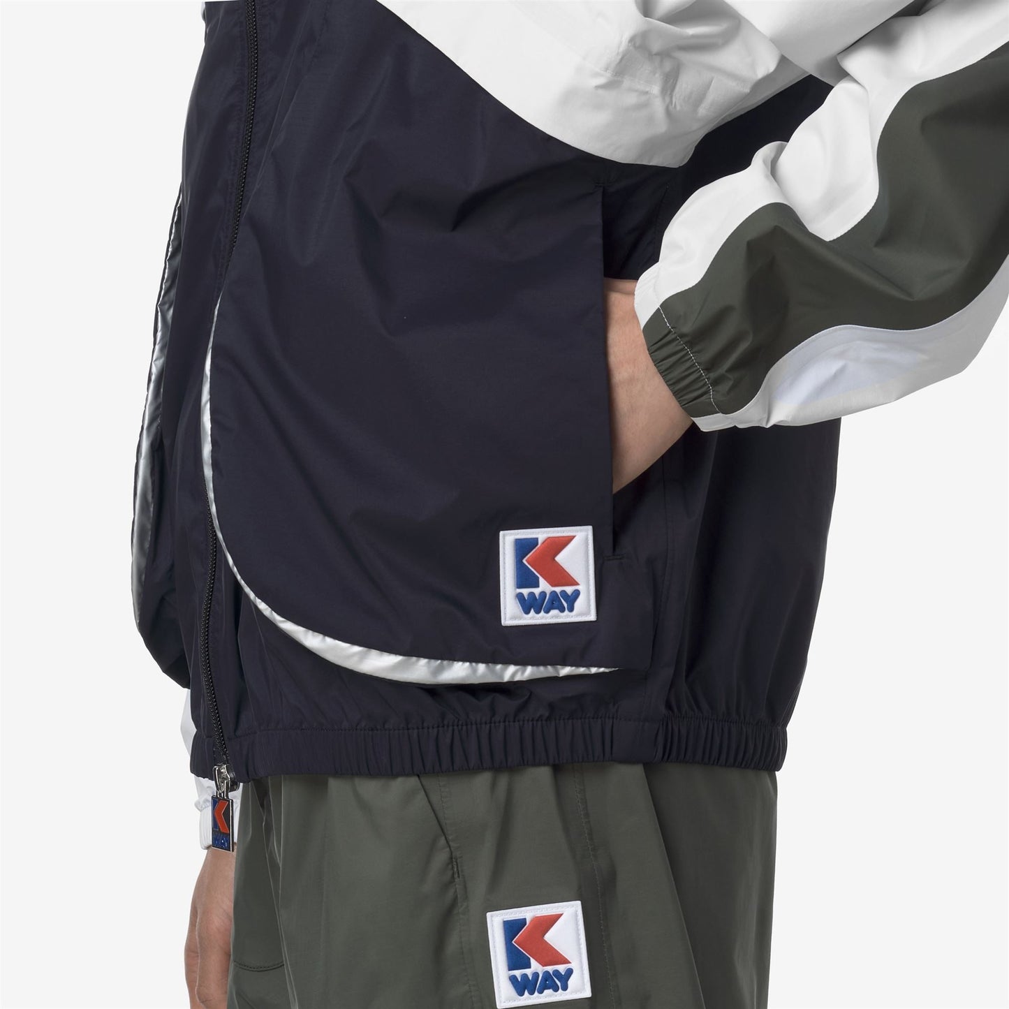 7002 FULL ZIP - Jackets - Short - UNISEX - BLUE WHITE GREEN