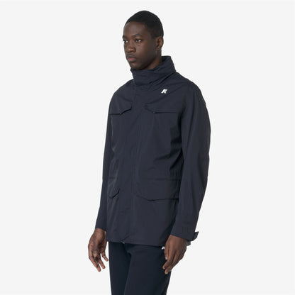 MANUEL STRETCH NYLON JERSEY - Jackets - Mid - MAN - BLUE DEPTH