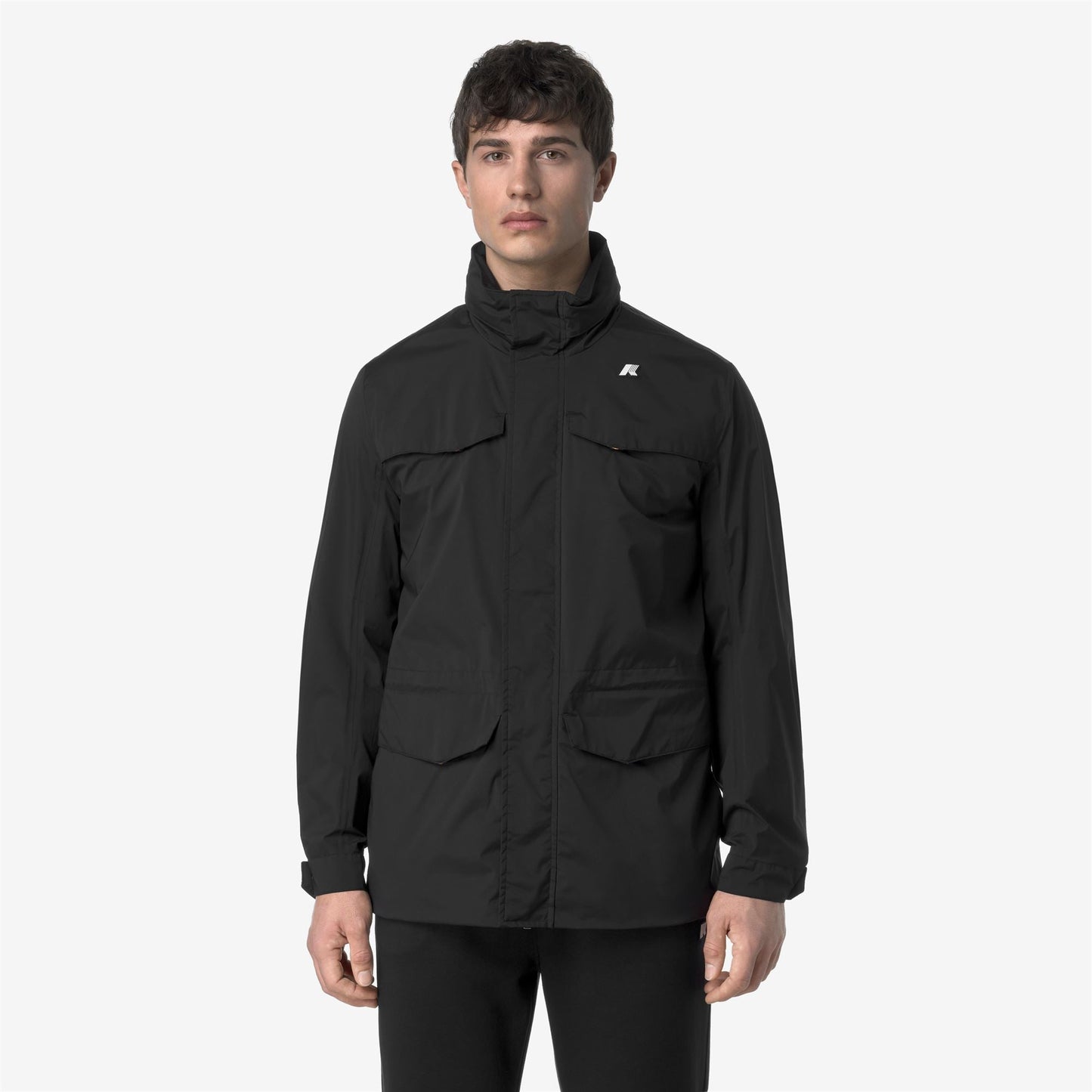 MANUEL STRETCH NYLON JERSEY - Jackets - Mid - MAN - BLACK PURE