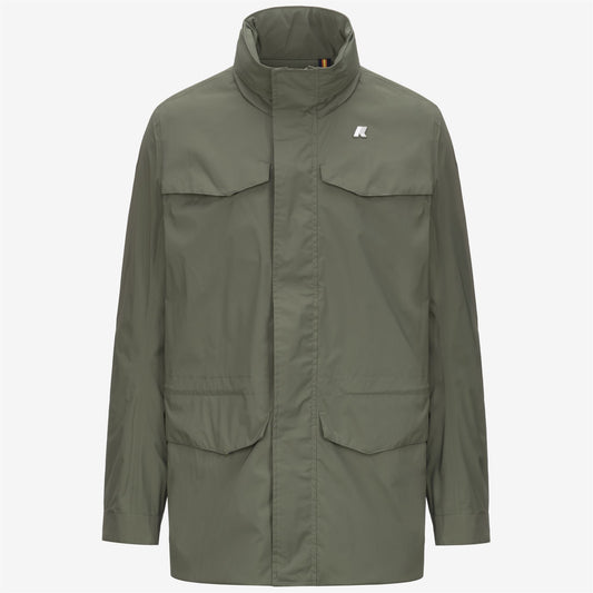 MANUEL STRETCH NYLON JERSEY - Jackets - Mid - MAN - GREEN LICHEN