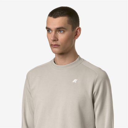 MEDINE INTERLOCK - Fleece - Jumper - MAN - BEIGE LT