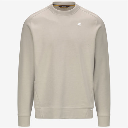 MEDINE INTERLOCK - Fleece - Jumper - MAN - BEIGE LT