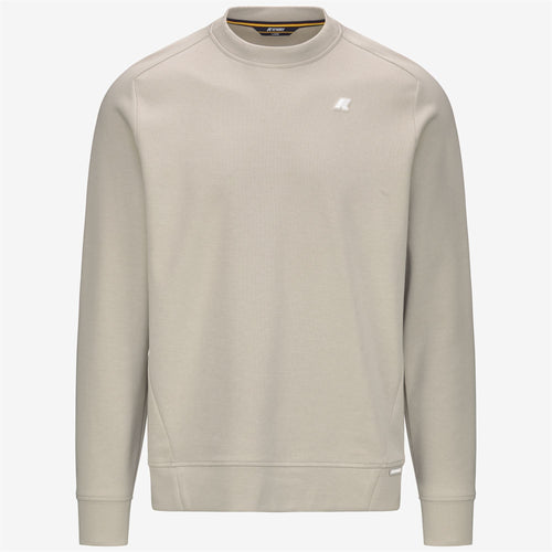 MEDINE INTERLOCK - Fleece - Jumper - MAN - BEIGE LT