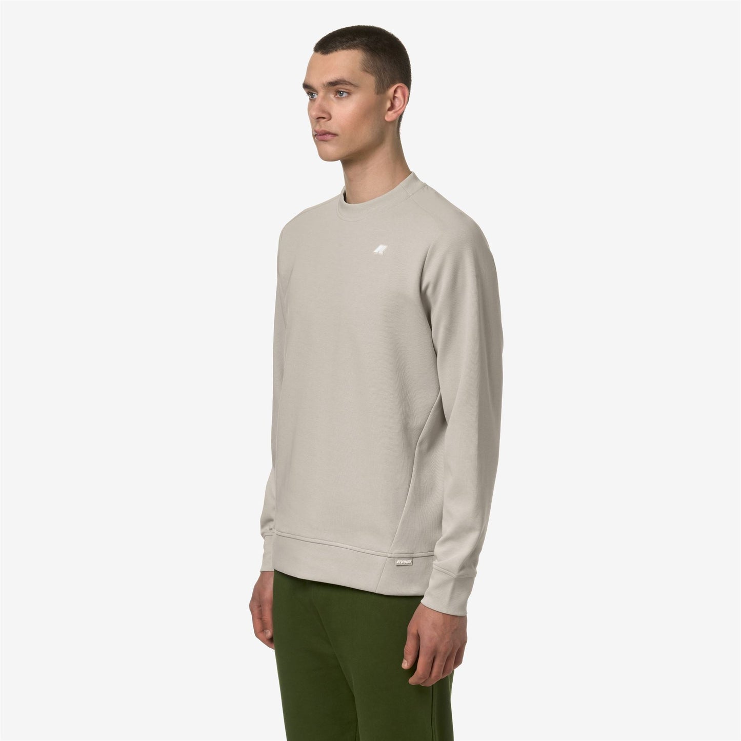 MEDINE INTERLOCK - Fleece - Jumper - MAN - BEIGE LT