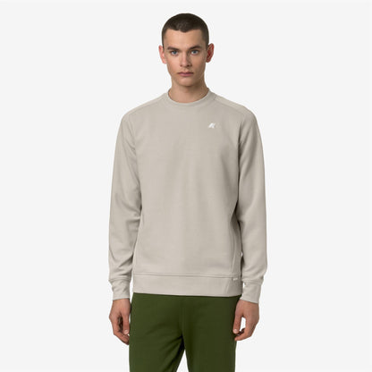 MEDINE INTERLOCK - Fleece - Jumper - MAN - BEIGE LT