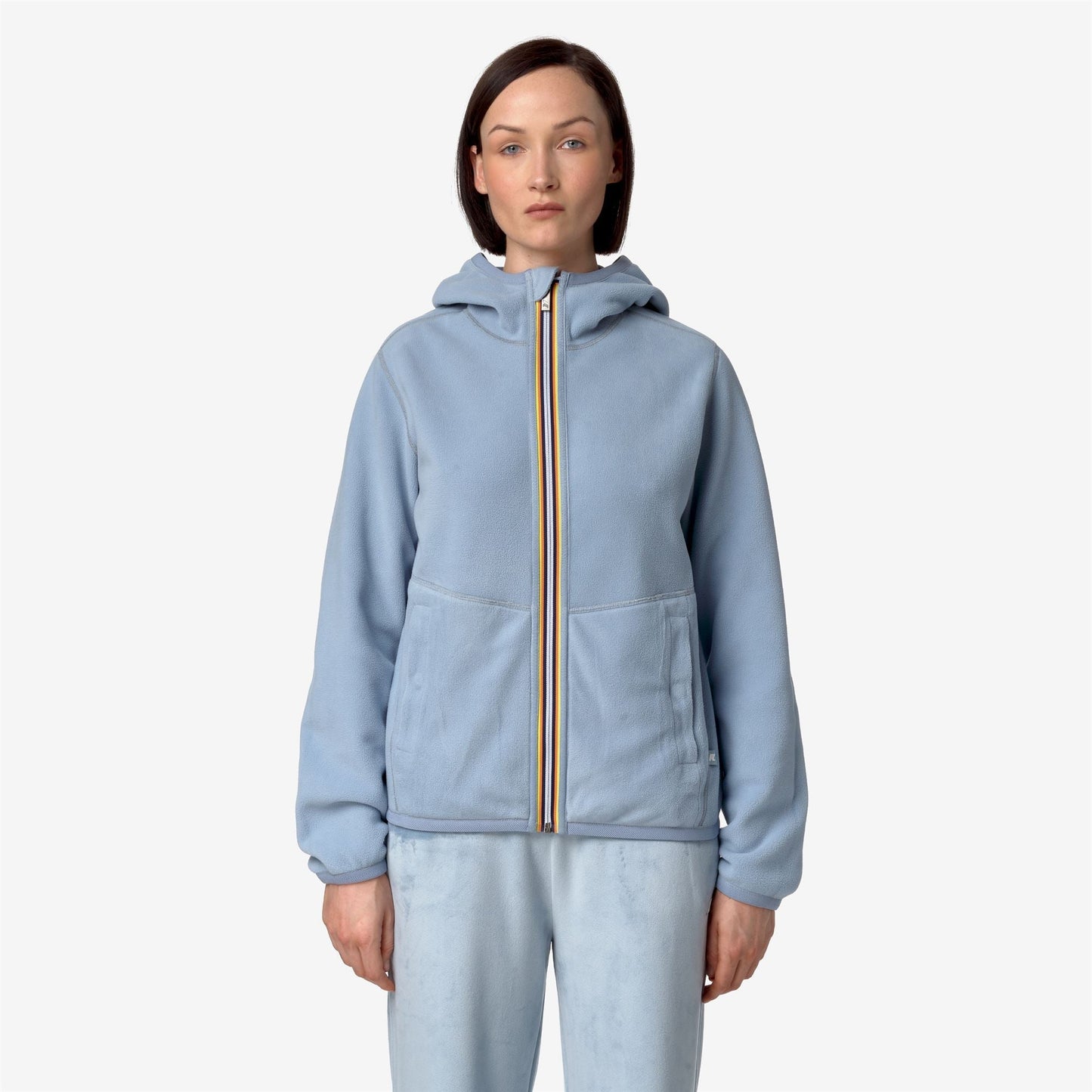 LILY VELOUR POLAR REVERSIBLE - Fleece - Jacket - WOMAN - BLUE A-BLUE A