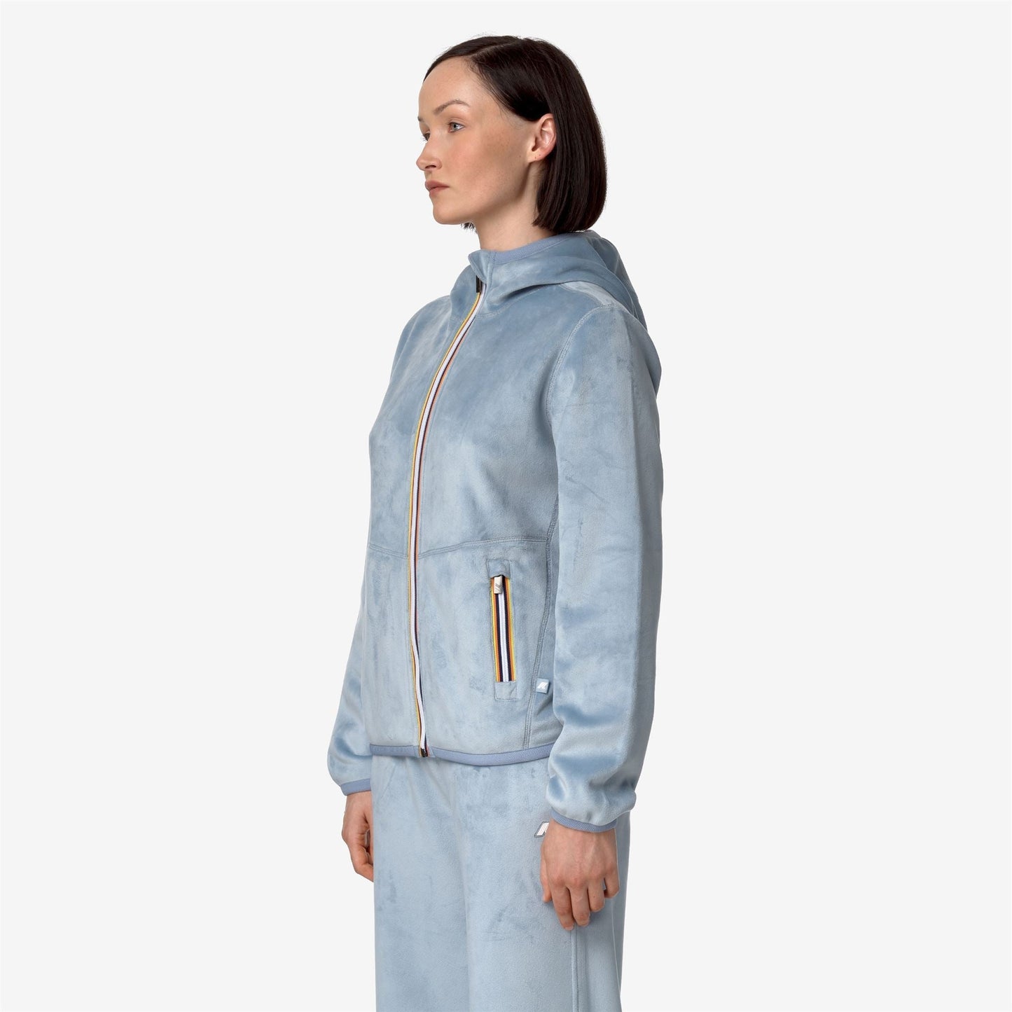 LILY VELOUR POLAR REVERSIBLE - Fleece - Jacket - WOMAN - BLUE A-BLUE A