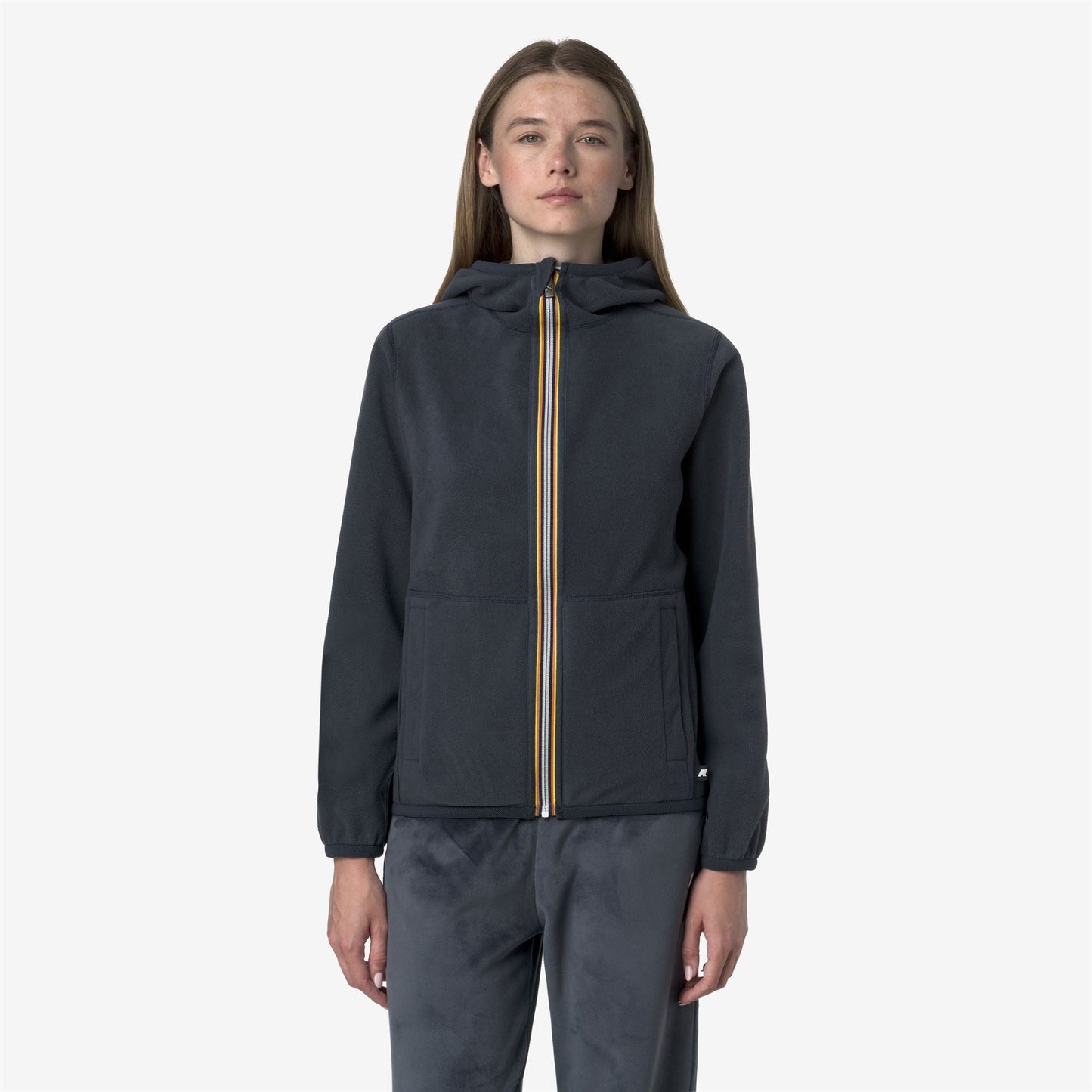 LILY VELOUR POLAR REVERSIBLE - Fleece - Jacket - WOMAN - Blue Airforce Combo