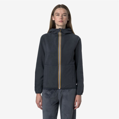 LILY VELOUR POLAR REVERSIBLE - Fleece - Jacket - WOMAN - Blue Airforce Combo