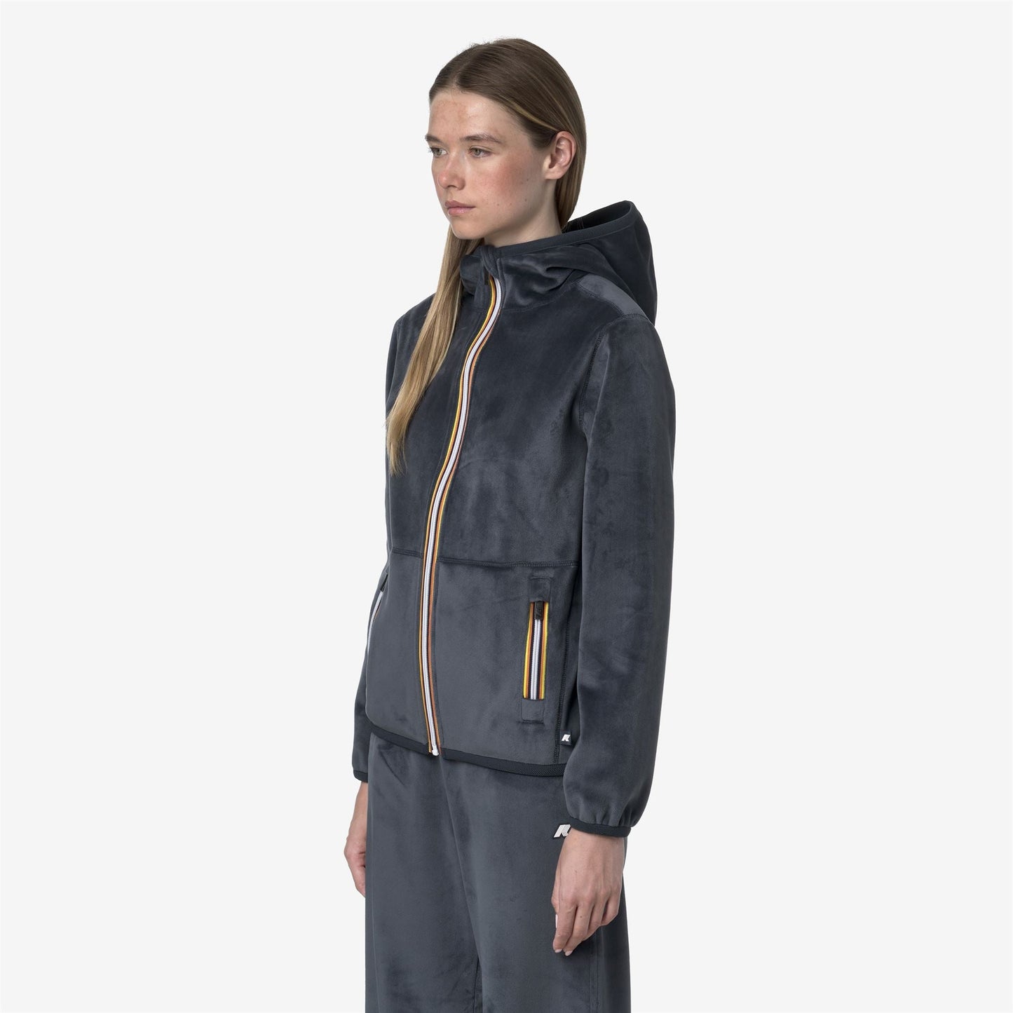 LILY VELOUR POLAR REVERSIBLE - Fleece - Jacket - WOMAN - Blue Airforce Combo