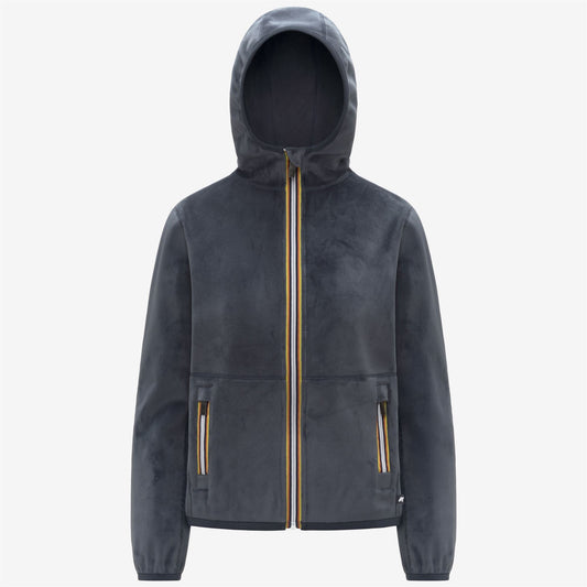 LILY VELOUR POLAR REVERSIBLE - Fleece - Jacket - WOMAN - Blue Airforce Combo