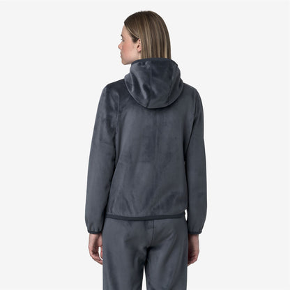 LILY VELOUR POLAR REVERSIBLE - Fleece - Jacket - WOMAN - Blue Airforce Combo