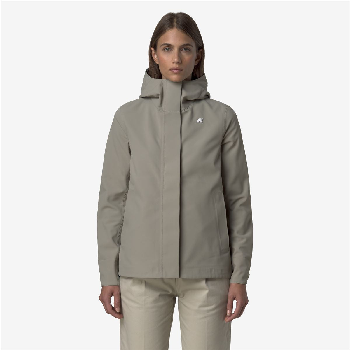 MADALINA BONDED - Jackets - Mid - WOMAN - Green Oak-Blue Depth