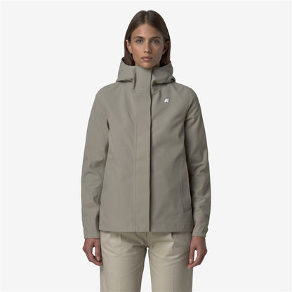 MADALINA BONDED - Jackets - Mid - WOMAN - Green Oak-Blue Depth