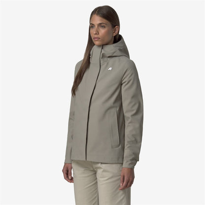 MADALINA BONDED - Jackets - Mid - WOMAN - Green Oak-Blue Depth