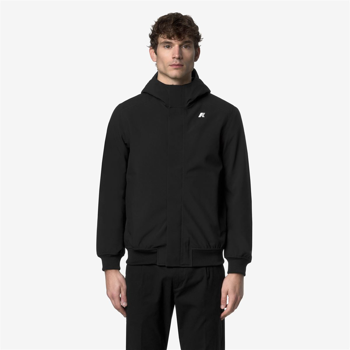 JOACHIM BONDED - Jackets - Short - MAN - Black Pure-Blue Depth