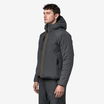 PARPAILLON - Jackets - Mid - MAN - Grey Dark Micro Grid