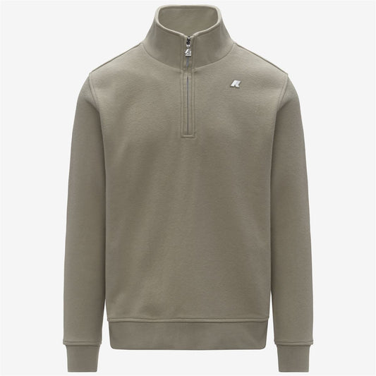 FINNICK HEAVY FLEECE - Fleece - Pull  Over - MAN - Green Oak