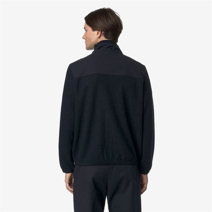 FLEURY WOOL NYLON MIX - Fleece - Pull  Over - MAN - Blue Depth-Blue Airforce