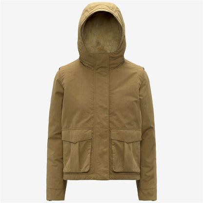 IDELER COTTON FEEL - Jackets - Short - WOMAN - Beige Seed-Beige FUR