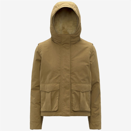 IDELER COTTON FEEL - Jackets - Short - WOMAN - Beige Seed-Beige FUR