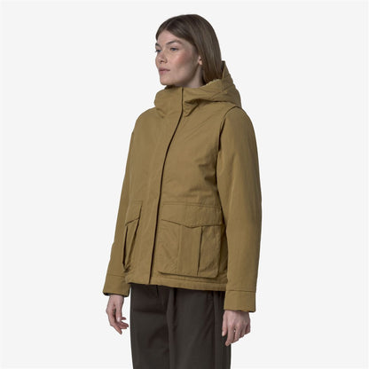 IDELER COTTON FEEL - Jackets - Short - WOMAN - Beige Seed-Beige FUR