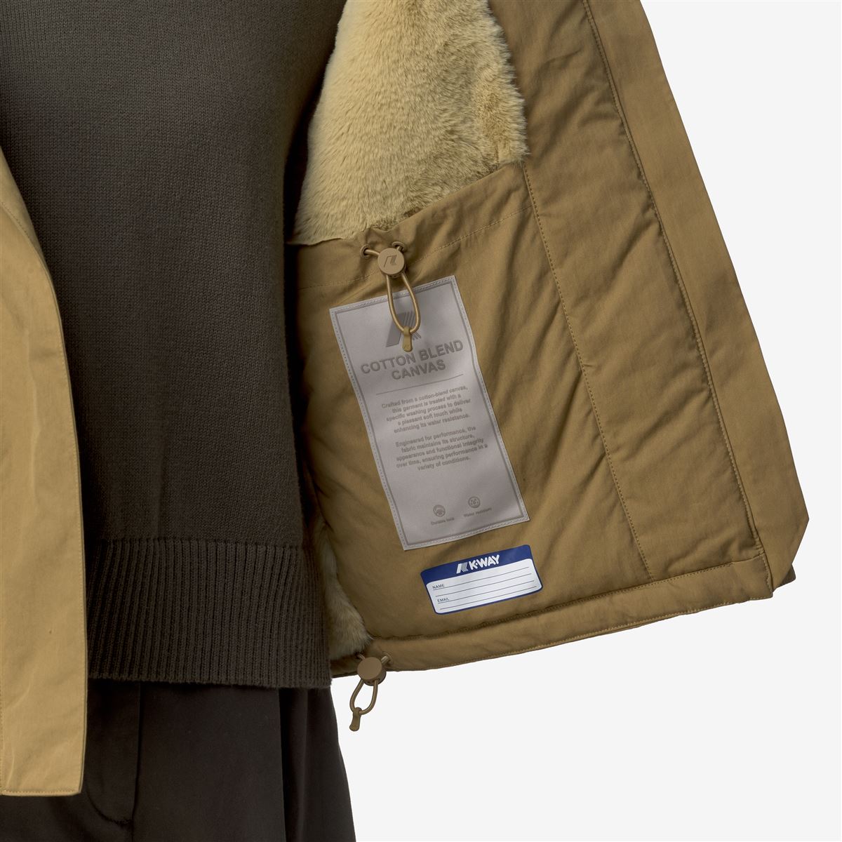 IDELER COTTON FEEL - Jackets - Short - WOMAN - Beige Seed-Beige FUR