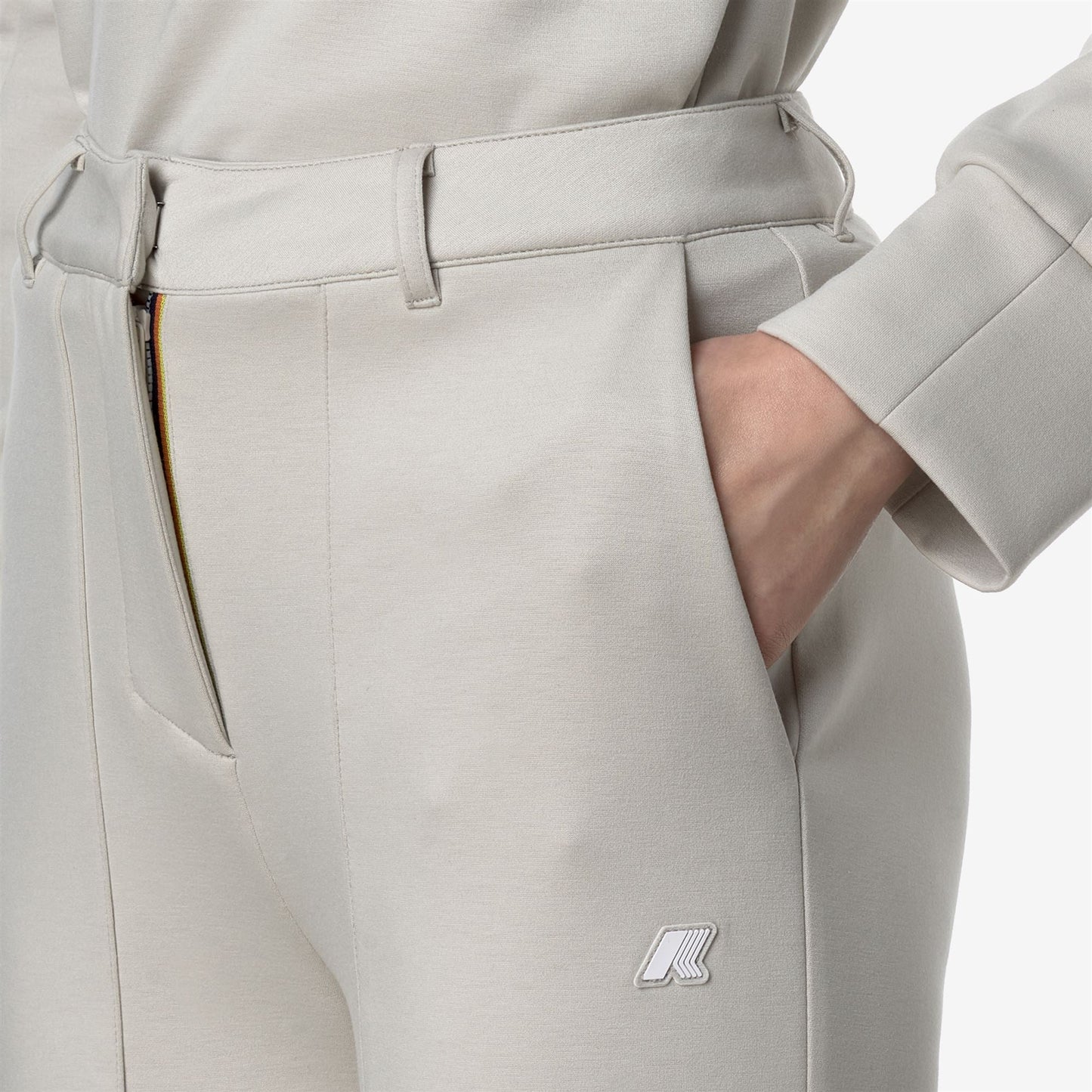 JANINNE LIGHT SPACER - Pants - Sport Trousers - WOMAN - BEIGE LT